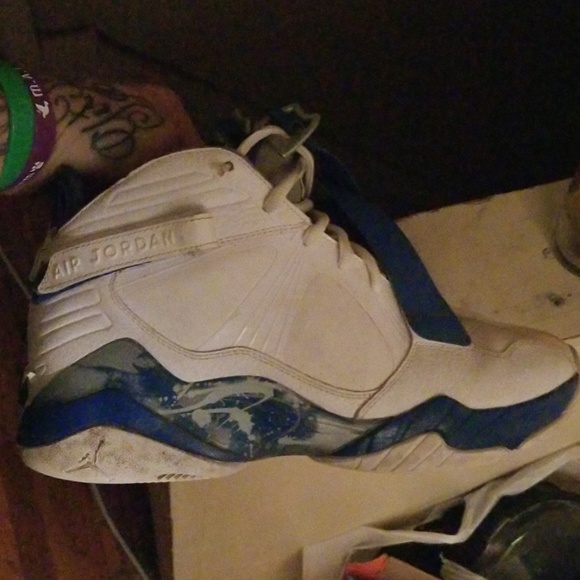 Jordan 8.0 white-royal blue,I LISTEN TO ALL OFFERS - Picture 1 of 4